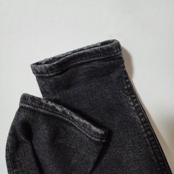 Talula x Agolde Black Wash Stretch Denim Sky High Skinny Jeans - Picture 6 of 9